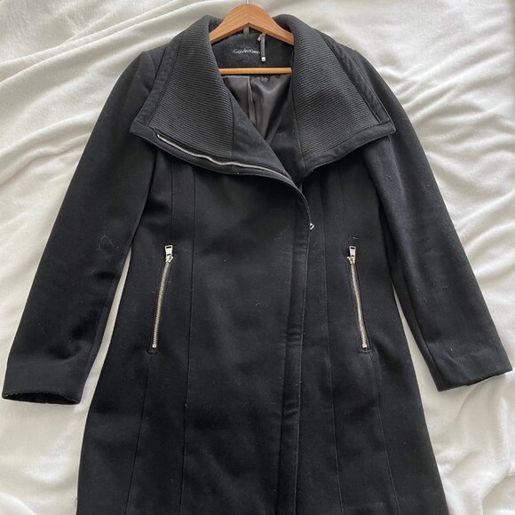 Calvin Klein wool coat - Picture 1 of 3